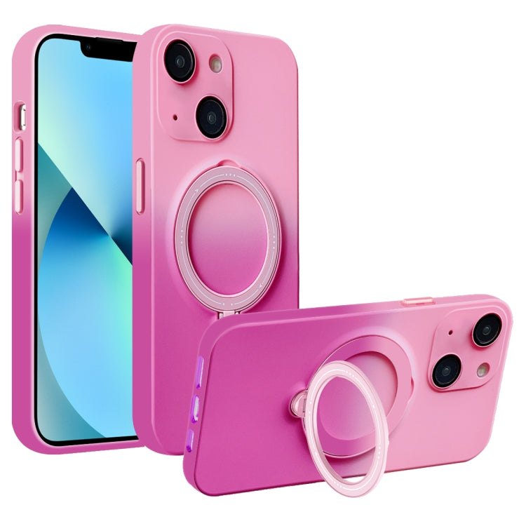 Gradient TPU MagSafe Holder Phone Case, For iPhone 13 Pro Max, For iPhone 13 Pro, For iPhone 13, For iPhone 12