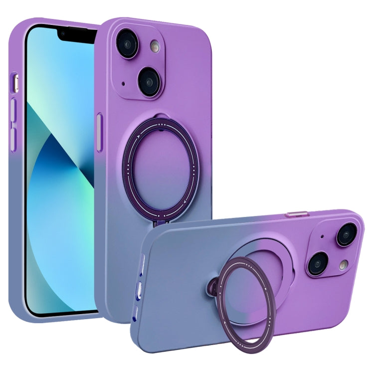 Gradient TPU MagSafe Holder Phone Case, For iPhone 13 Pro Max, For iPhone 13 Pro, For iPhone 13, For iPhone 12