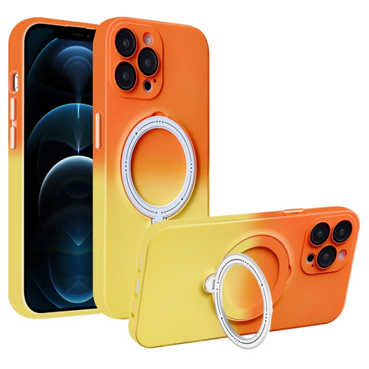 Gradient TPU MagSafe Holder Phone Case, For iPhone 12 Pro Max, For iPhone 12 Pro, For iPhone 11 Pro Max, For iPhone 11