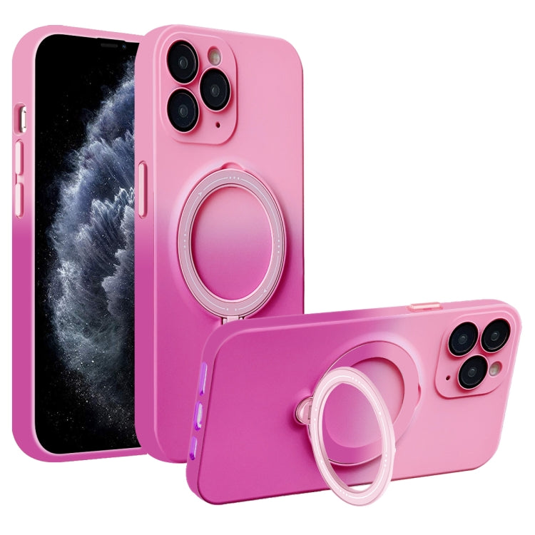 Gradient TPU MagSafe Holder Phone Case, For iPhone 12 Pro Max, For iPhone 12 Pro, For iPhone 11 Pro Max, For iPhone 11