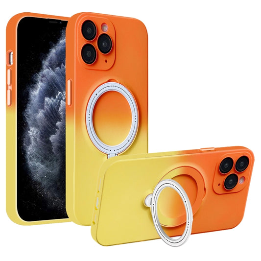 Gradient TPU MagSafe Holder Phone Case, For iPhone 11 Pro
