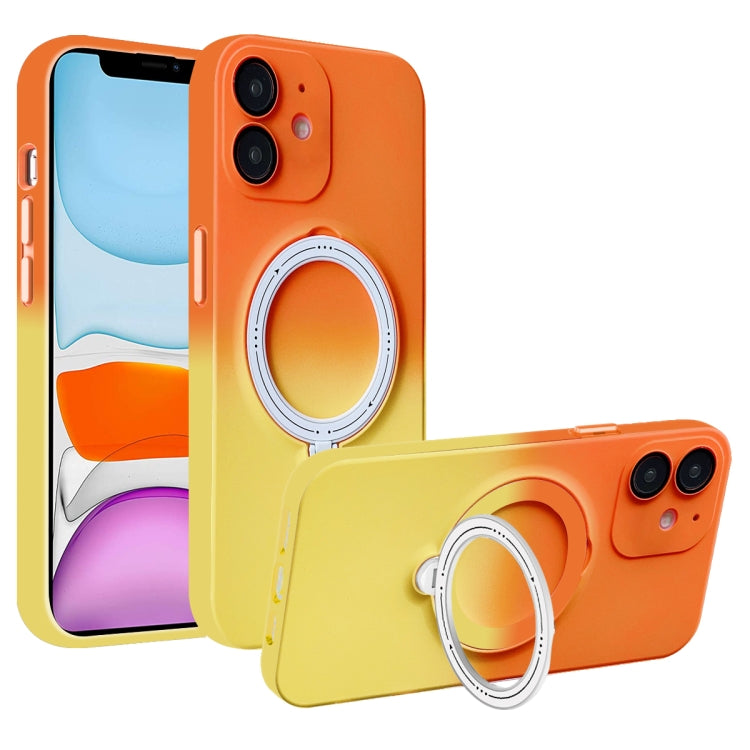 Gradient TPU MagSafe Holder Phone Case, For iPhone 12 Pro Max, For iPhone 12 Pro, For iPhone 11 Pro Max, For iPhone 11