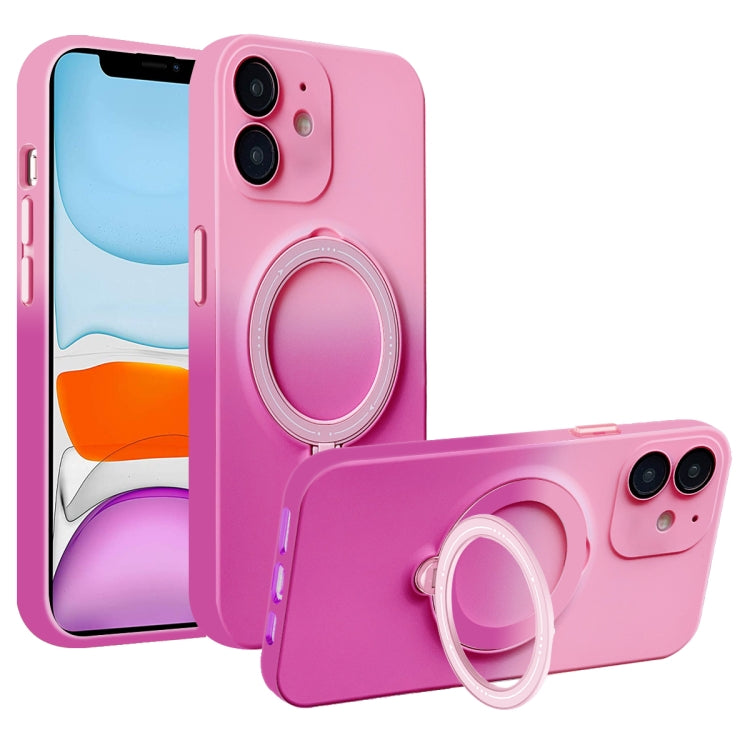 Gradient TPU MagSafe Holder Phone Case, For iPhone 12 Pro Max, For iPhone 12 Pro, For iPhone 11 Pro Max, For iPhone 11