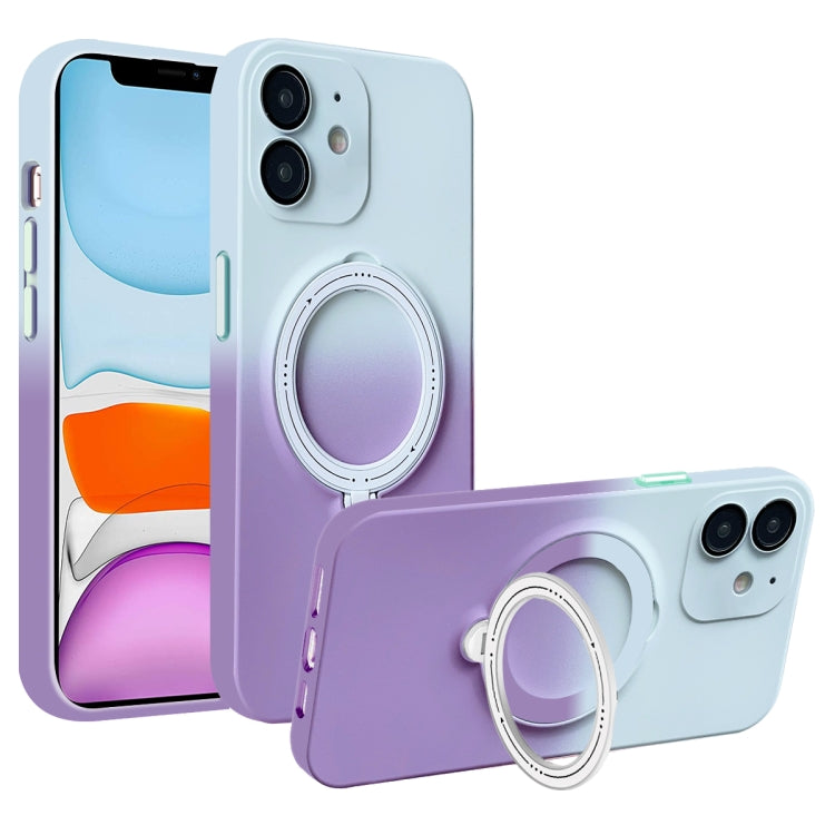 Gradient TPU MagSafe Holder Phone Case, For iPhone 12 Pro Max, For iPhone 12 Pro, For iPhone 11 Pro Max, For iPhone 11