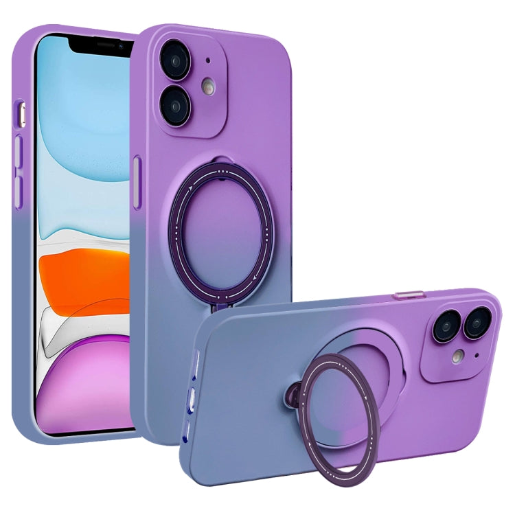 Gradient TPU MagSafe Holder Phone Case, For iPhone 12 Pro Max, For iPhone 12 Pro, For iPhone 11 Pro Max, For iPhone 11