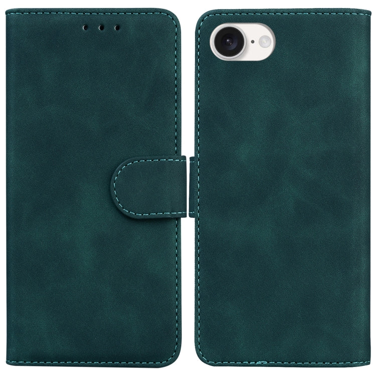 Skin Feel Pure Color Flip Leather Phone Case, For iPhone 17 Pro Max, For iPhone 17 Pro, For iPhone 17, For iPhone 17 Air