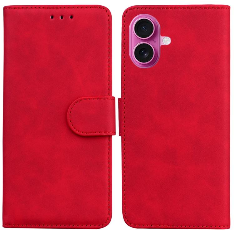 Skin Feel Pure Color Flip Leather Phone Case, For iPhone 17 Pro Max, For iPhone 17 Pro, For iPhone 17, For iPhone 17 Air