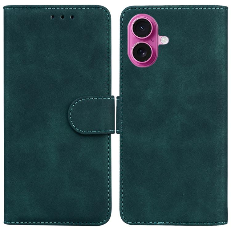 Skin Feel Pure Color Flip Leather Phone Case, For iPhone 17 Pro Max, For iPhone 17 Pro, For iPhone 17, For iPhone 17 Air