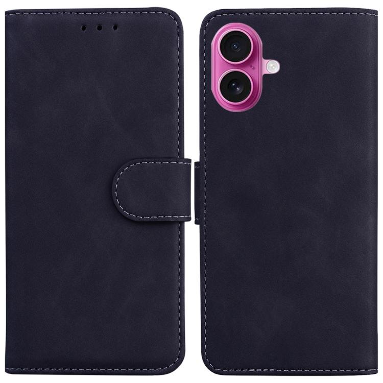 Skin Feel Pure Color Flip Leather Phone Case, For iPhone 17 Pro Max, For iPhone 17 Pro, For iPhone 17, For iPhone 17 Air