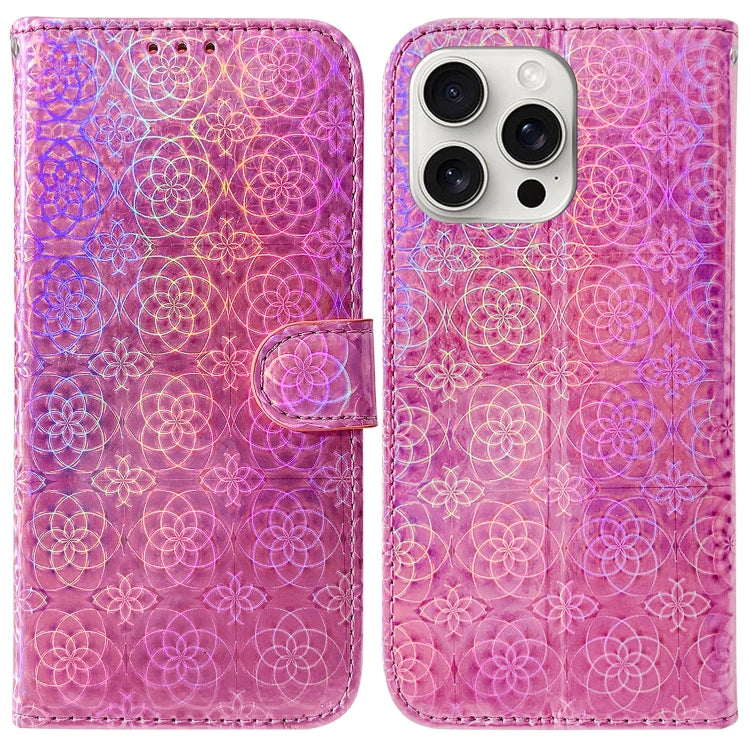 Colorful Magnetic Buckle Leather Phone Case, iPhone 16e, For iPhone 16 Pro Max, For iPhone 16 Pro, For iPhone 16 Plus