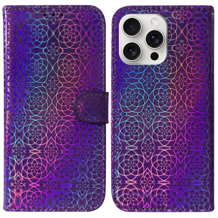Colorful Magnetic Buckle Leather Phone Case, iPhone 16e, For iPhone 16 Pro Max, For iPhone 16 Pro, For iPhone 16 Plus