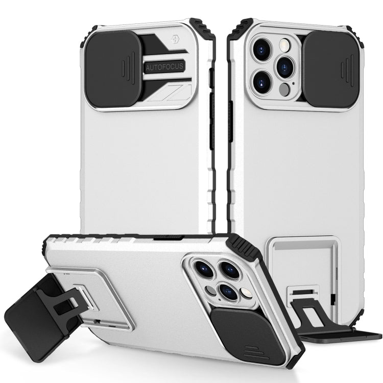 Stereoscopic Holder Sliding Camshield Phone Case, For iPhone 16, For iPhone 15 Pro Max, For iPhone 15 Pro