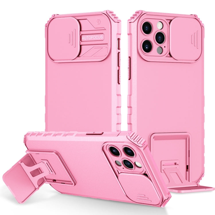 Stereoscopic Holder Sliding Camshield Phone Case, For iPhone 16, For iPhone 15 Pro Max, For iPhone 15 Pro