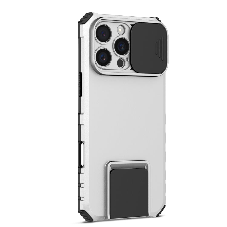 Stereoscopic Holder Sliding Camshield Phone Case, For iPhone 16 Pro Max, For iPhone 16 Pro, For iPhone 16 Plus