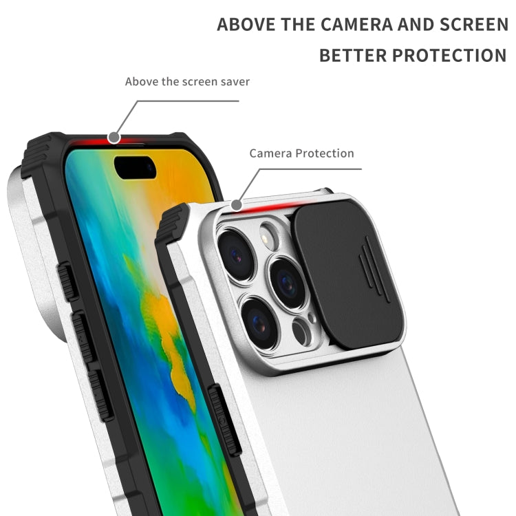 Stereoscopic Holder Sliding Camshield Phone Case, For iPhone 16 Pro Max, For iPhone 16 Pro, For iPhone 16 Plus