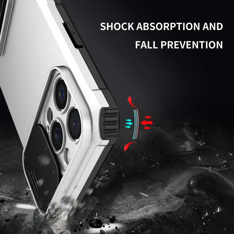 Stereoscopic Holder Sliding Camshield Phone Case, For iPhone 16 Pro Max, For iPhone 16 Pro, For iPhone 16 Plus