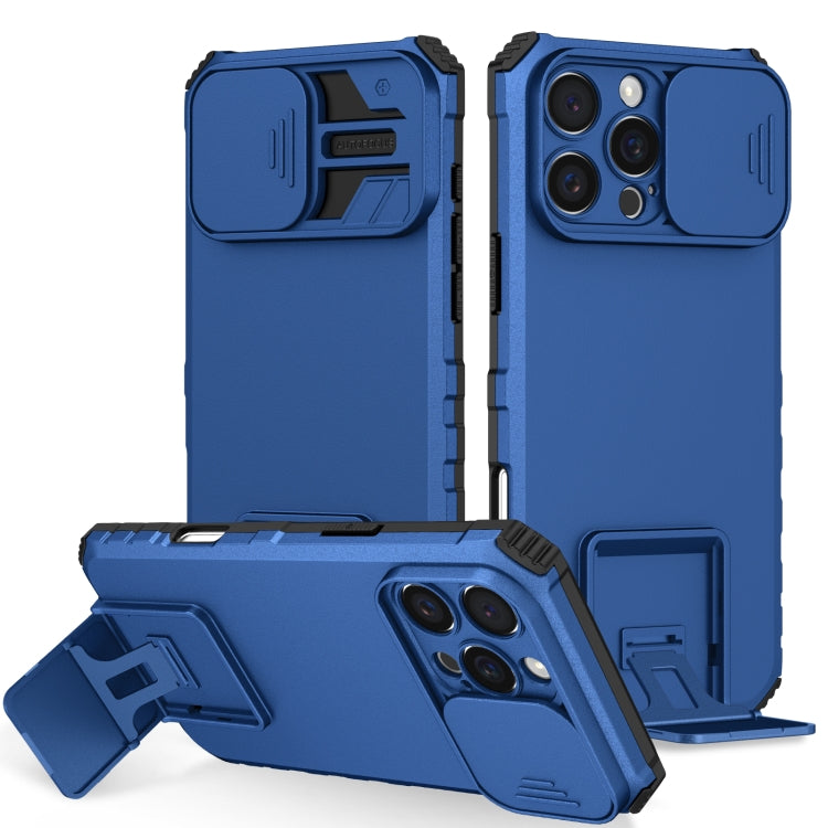 Stereoscopic Holder Sliding Camshield Phone Case, For iPhone 16 Pro Max, For iPhone 16 Pro, For iPhone 16 Plus