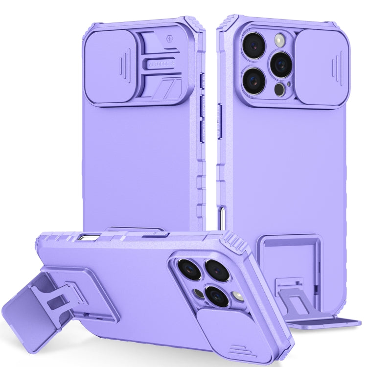 Stereoscopic Holder Sliding Camshield Phone Case, For iPhone 16 Pro Max, For iPhone 16 Pro, For iPhone 16 Plus