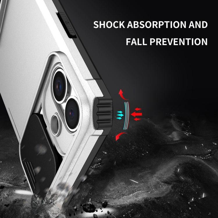 Stereoscopic Holder Sliding Camshield Phone Case, For iPhone 16, For iPhone 15 Pro Max, For iPhone 15 Pro