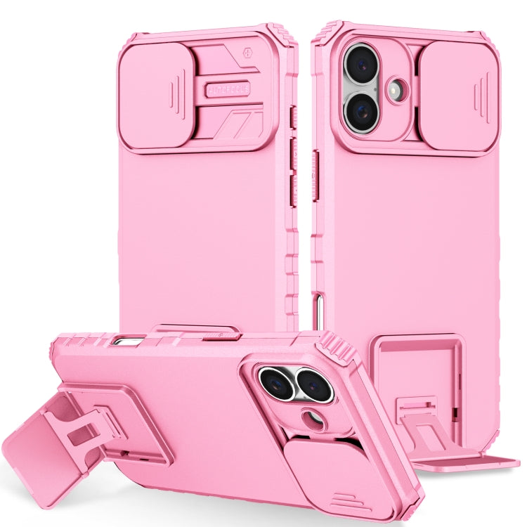 Stereoscopic Holder Sliding Camshield Phone Case, For iPhone 16, For iPhone 15 Pro Max, For iPhone 15 Pro