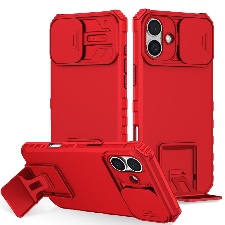 Stereoscopic Holder Sliding Camshield Phone Case, For iPhone 16, For iPhone 15 Pro Max, For iPhone 15 Pro