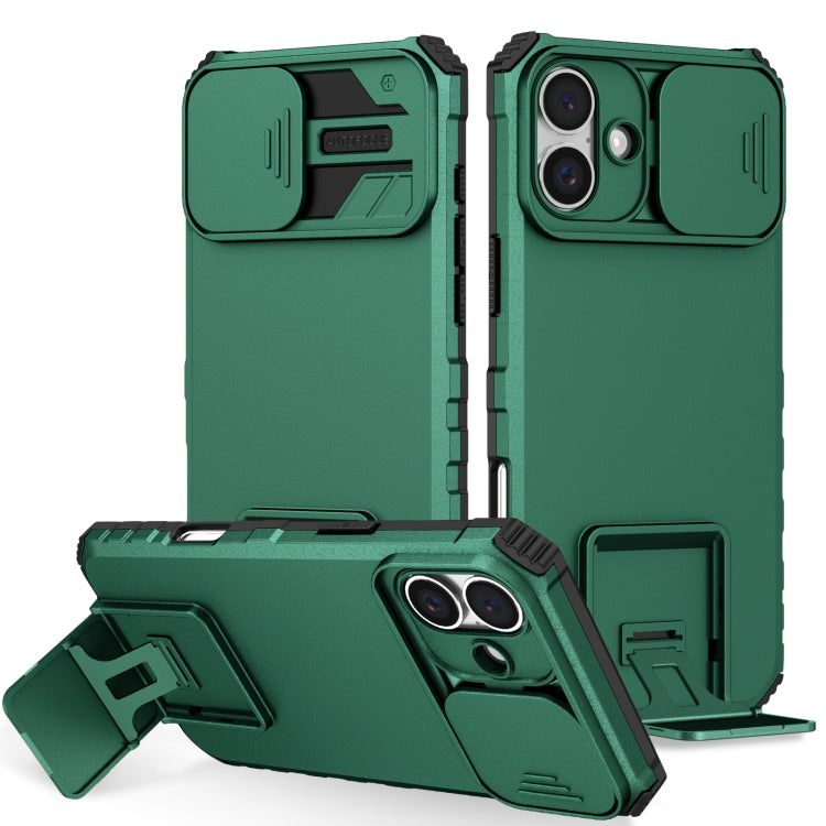 Stereoscopic Holder Sliding Camshield Phone Case, For iPhone 16, For iPhone 15 Pro Max, For iPhone 15 Pro