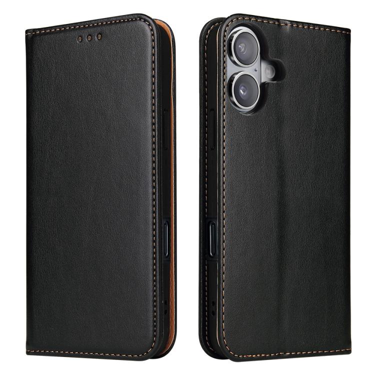 Fierre Shann PU Genuine Leather Texture Phone Case, For iPhone 18 Pro / 17 Pro, For iPhone 18 Pro Max / 17 Pro Max, For iPhone 17e / 16e, For iPhone 17, For iPhone Air, For iPhone 16 Pro Max