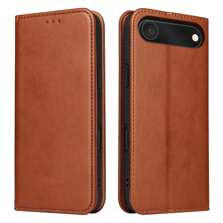Fierre Shann PU Genuine Leather Texture Phone Case, For iPhone 18 Pro / 17 Pro, For iPhone 18 Pro Max / 17 Pro Max, For iPhone 17e / 16e, For iPhone 17, For iPhone Air, For iPhone 16 Pro Max
