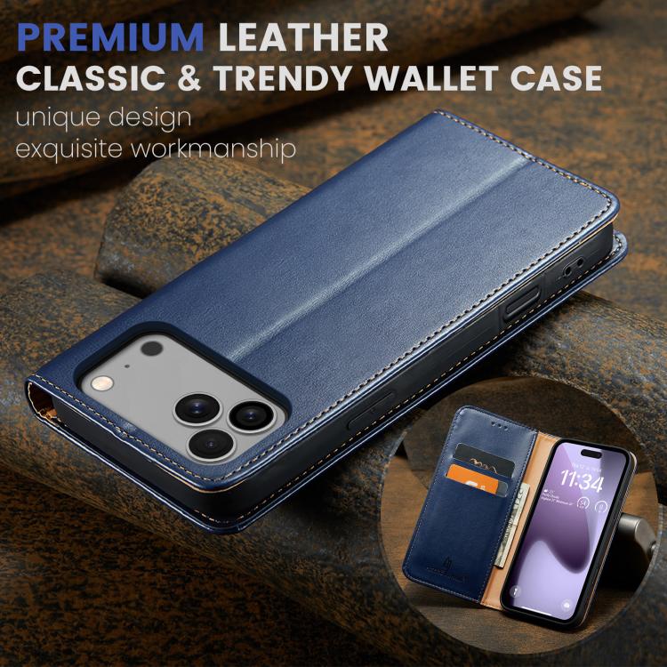 Fierre Shann PU Genuine Leather Texture Phone Case, For iPhone 18 Pro / 17 Pro, For iPhone 18 Pro Max / 17 Pro Max, For iPhone 17e / 16e, For iPhone 17, For iPhone Air, For iPhone 16 Pro Max