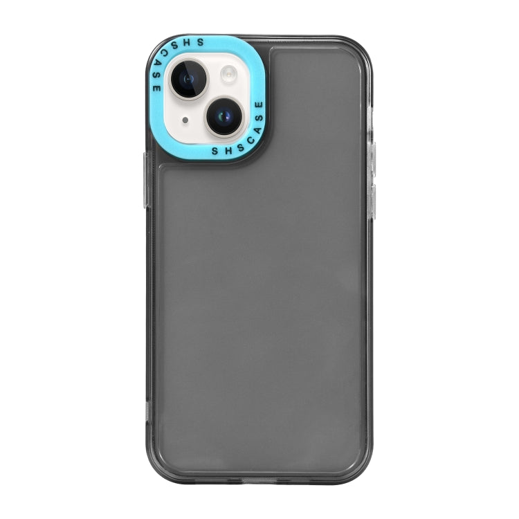 Color Contrast Lens Frame Transparent TPU Phone Case, For iPhone 15 Pro, For iPhone 14