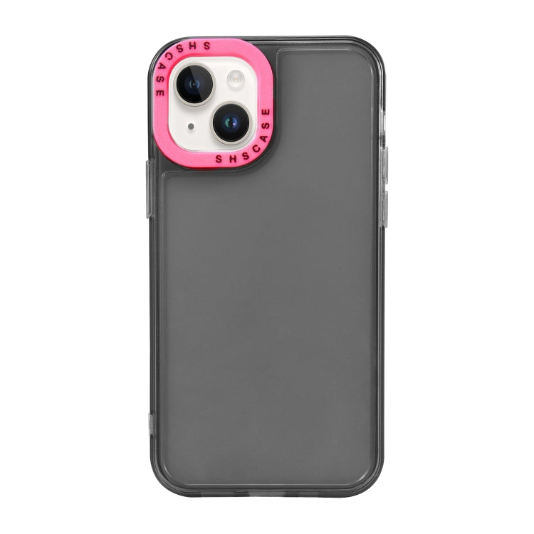 Color Contrast Lens Frame Transparent TPU Phone Case, For iPhone 15 Pro Max, For iPhone 14 Plus