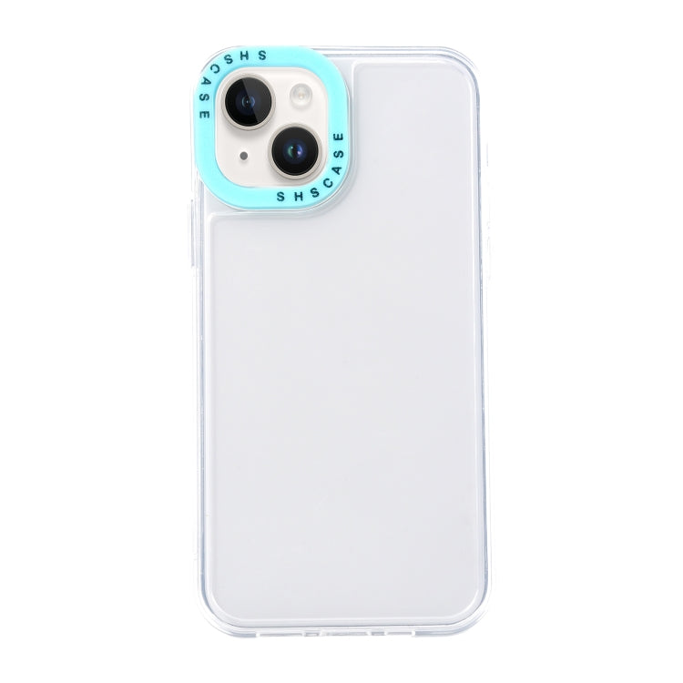 Color Contrast Lens Frame Transparent TPU Phone Case, For iPhone 15 Pro Max, For iPhone 14 Plus