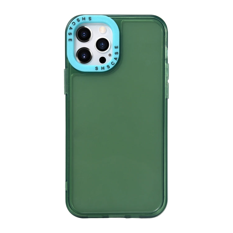 Color Contrast Lens Frame Transparent TPU Phone Case, For iPhone 15 Plus, For iPhone 14 Pro