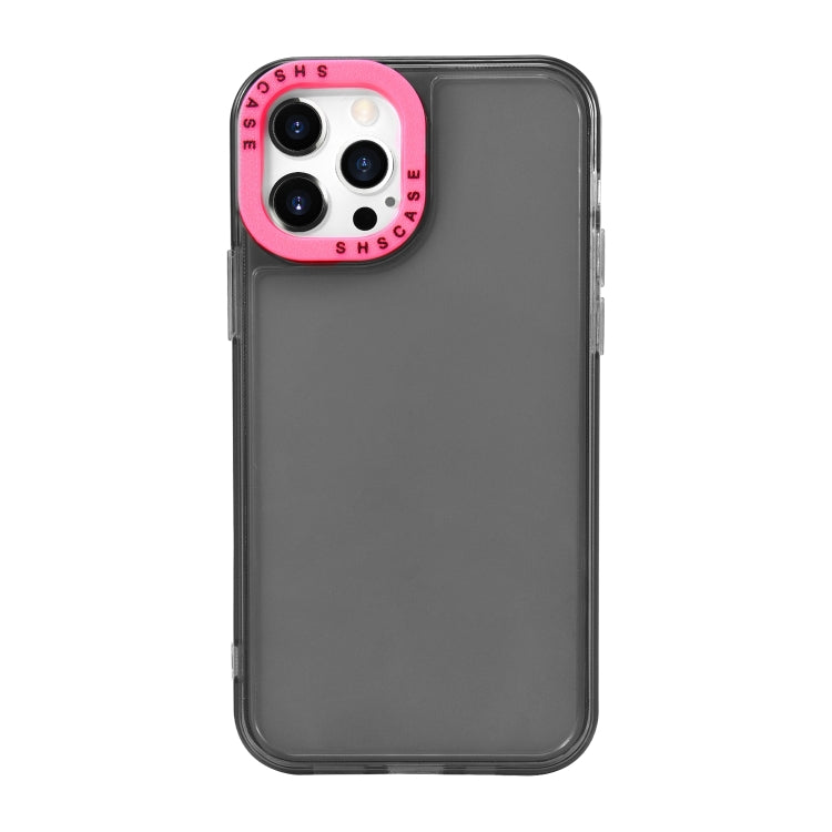 Color Contrast Lens Frame Transparent TPU Phone Case, For iPhone 15 Plus, For iPhone 14 Pro