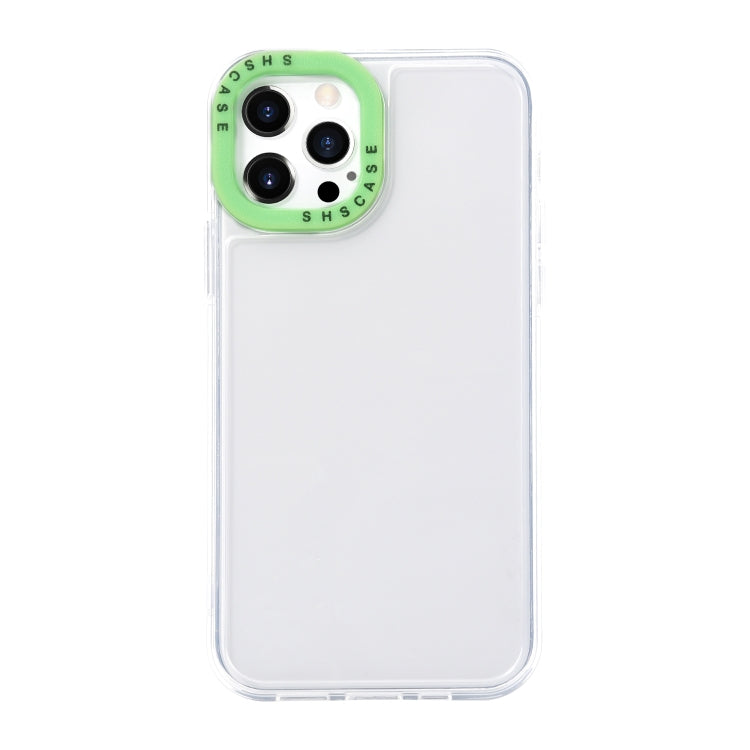 Color Contrast Lens Frame Transparent TPU Phone Case, For iPhone 15 Plus, For iPhone 14 Pro