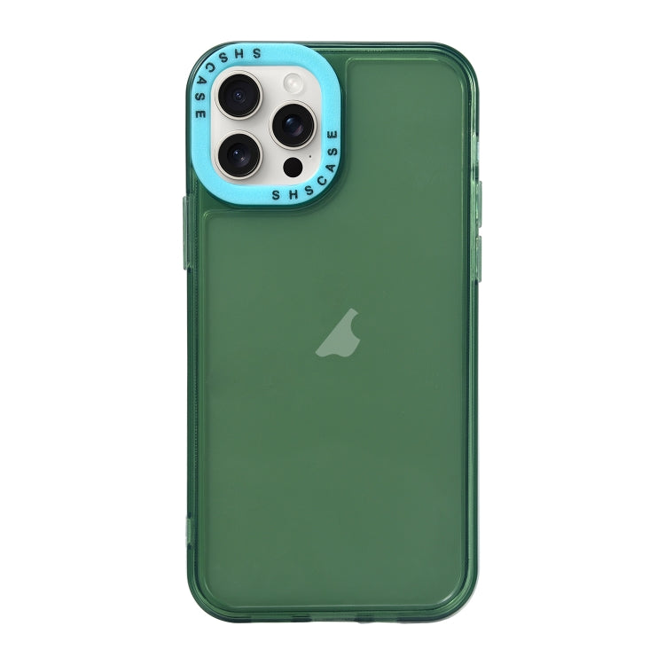 Color Contrast Lens Frame Transparent TPU Phone Case, For iPhone 15 Pro Max, For iPhone 14 Plus