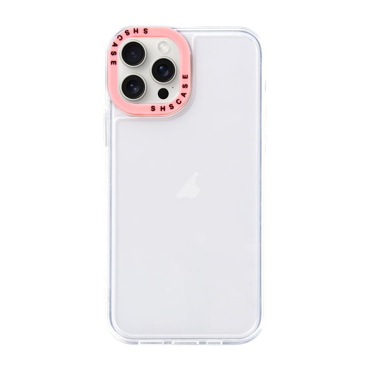 Color Contrast Lens Frame Transparent TPU Phone Case, For iPhone 15 Pro Max, For iPhone 14 Plus
