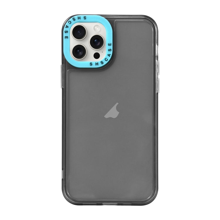 Color Contrast Lens Frame Transparent TPU Phone Case, For iPhone 15 Pro Max, For iPhone 14 Plus
