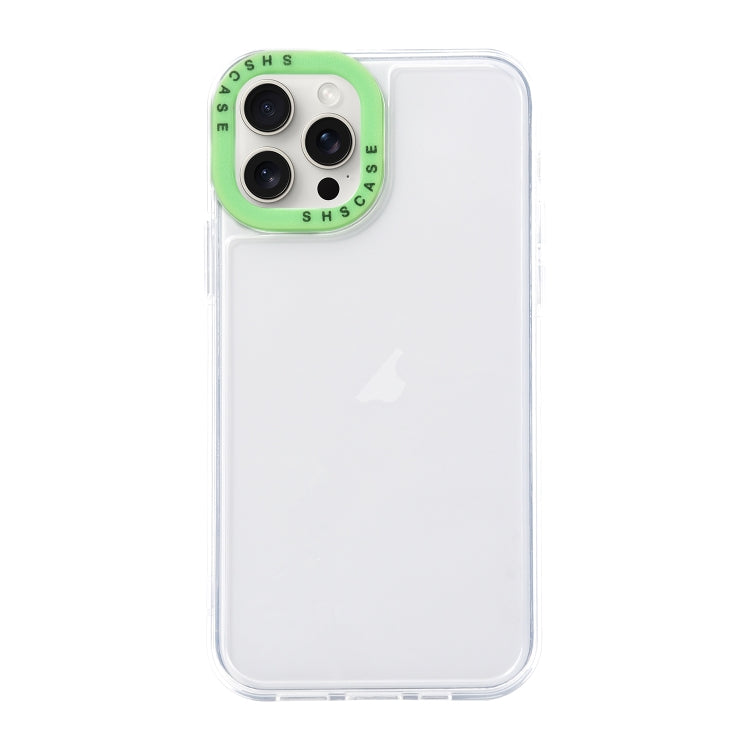 Color Contrast Lens Frame Transparent TPU Phone Case, For iPhone 15 Pro Max, For iPhone 14 Plus