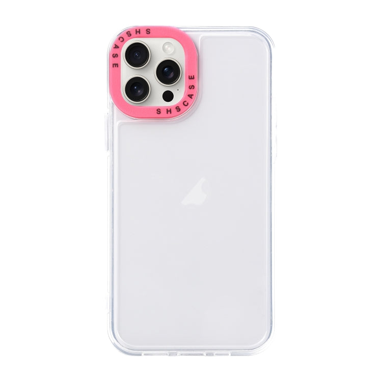 Color Contrast Lens Frame Transparent TPU Phone Case, For iPhone 15 Pro Max, For iPhone 14 Plus