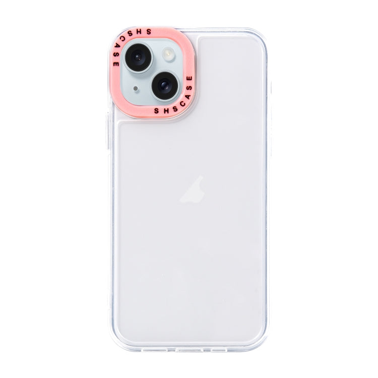 Color Contrast Lens Frame Transparent TPU Phone Case, For iPhone 15 Plus, For iPhone 14 Pro