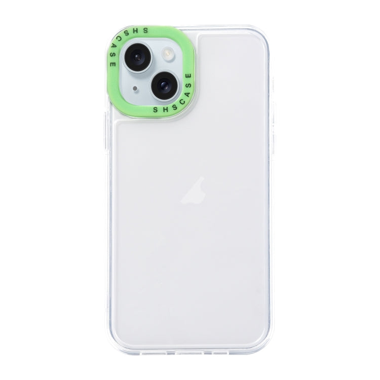 Color Contrast Lens Frame Transparent TPU Phone Case, For iPhone 15, For iPhone 14 Pro Max