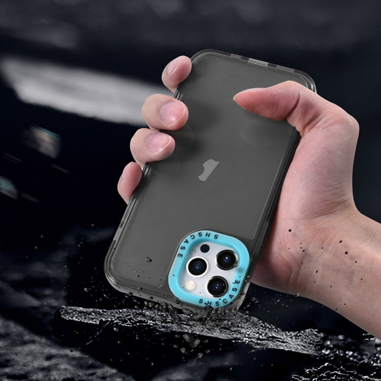 Color Contrast Lens Frame Transparent TPU Phone Case, For iPhone 15 Pro, For iPhone 14