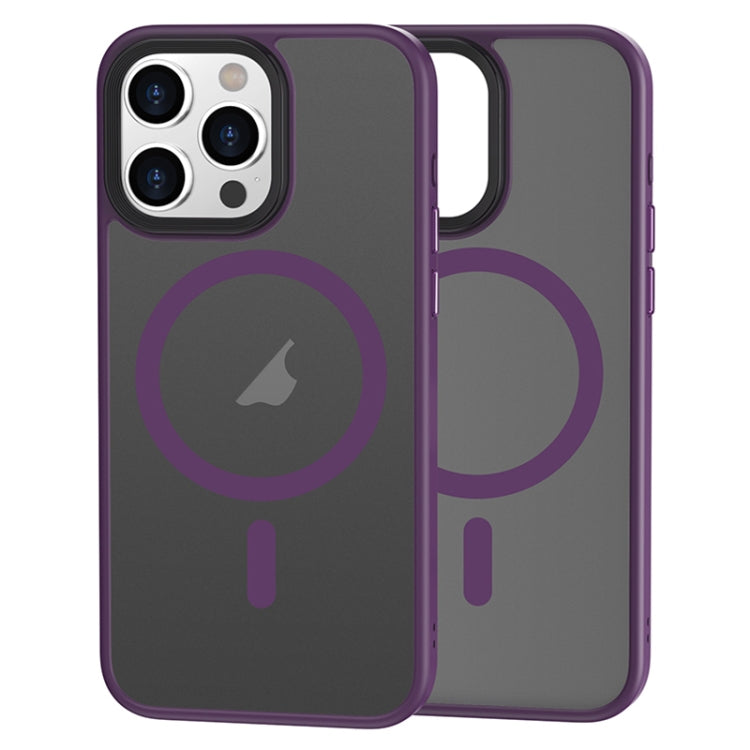 Brilliant Series MagSafe Micro-frosted Anti-fingerprint PC Phone Case, For iPhone 15 Pro Max, For iPhone 15 Pro, For iPhone 15 Plus, For iPhone 15