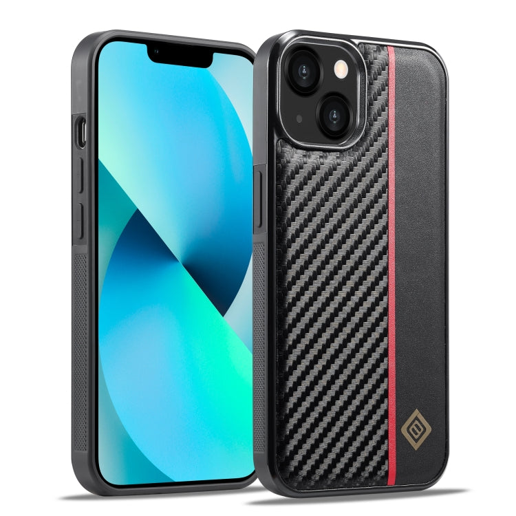 LC.IMEEKE 3 in 1 Carbon Fiber Texture Shockproof Phone Case, For iPhone 16 Pro Max, For iPhone 16 Pro, For iPhone 16 Plus, For iPhone 16, For iPhone 14 Plus, For iPhone 14, For iPhone 14 Pro, For iPhone 7 / 8 / SE 2020 2022, For iPhone 13 Pro...