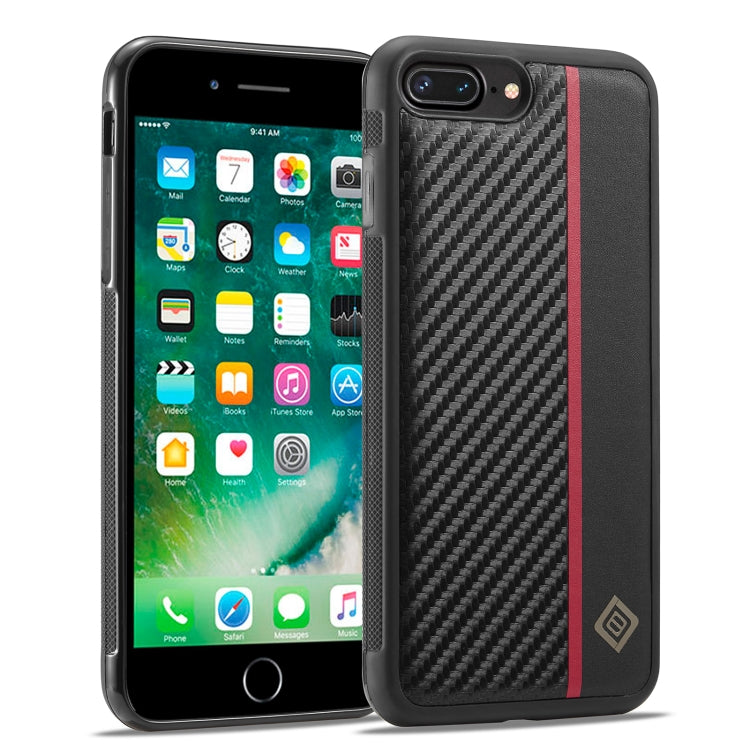 LC.IMEEKE 3 in 1 Carbon Fiber Texture Shockproof Phone Case, For iPhone 16 Pro Max, For iPhone 16 Pro, For iPhone 16 Plus, For iPhone 16, For iPhone 14 Plus, For iPhone 14, For iPhone 14 Pro, For iPhone 7 / 8 / SE 2020 2022, For iPhone 13 Pro...