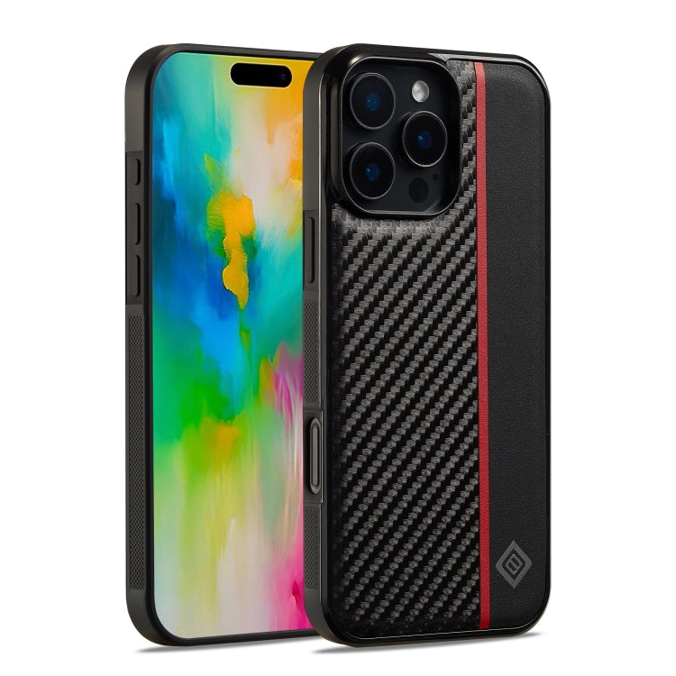 LC.IMEEKE 3 in 1 Carbon Fiber Texture Shockproof Phone Case, For iPhone 16 Pro Max, For iPhone 16 Pro, For iPhone 16 Plus, For iPhone 16, For iPhone 14 Plus, For iPhone 14, For iPhone 14 Pro, For iPhone 7 / 8 / SE 2020 2022, For iPhone 13 Pro...