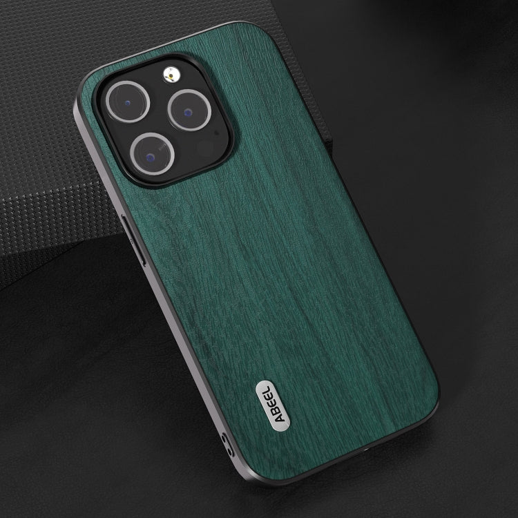 ABEEL Wood Texture PU Phone Case, For iPhone 15 Plus, For iPhone 15 Pro Max, For iPhone 15 Pro, For iPhone 15