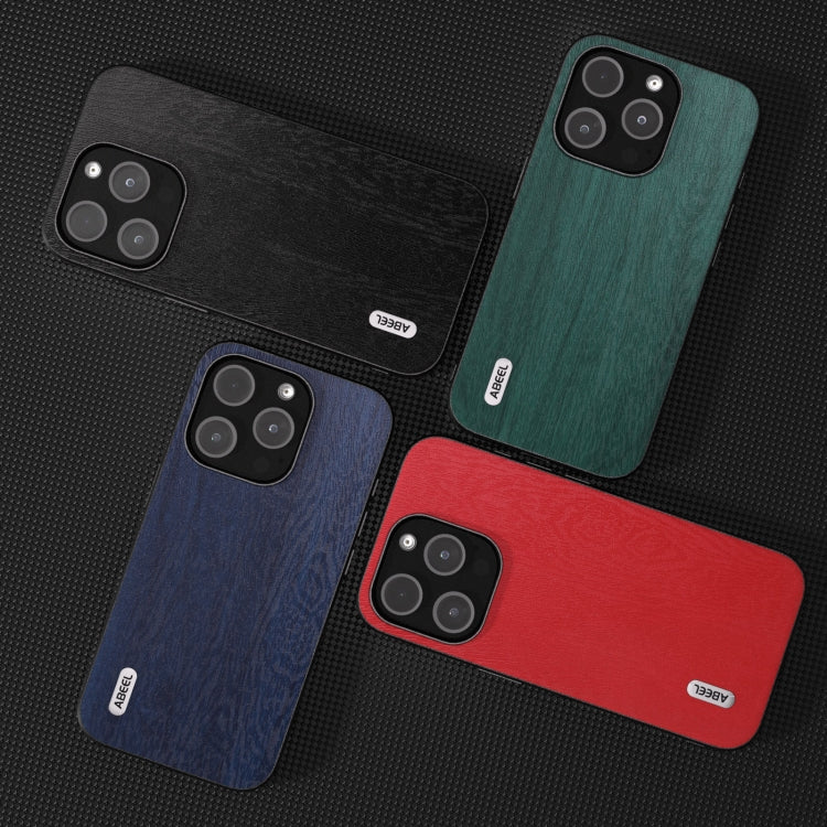 ABEEL Wood Texture PU Phone Case, For iPhone 15 Plus, For iPhone 15 Pro Max, For iPhone 15 Pro, For iPhone 15