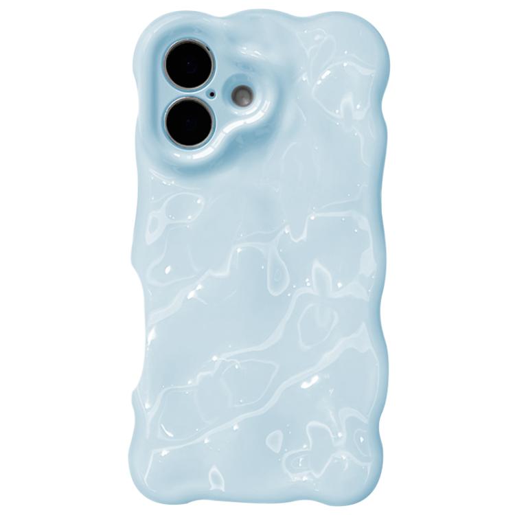 Wave Bubbles TPU Phone Case, For iPhone 16 Plus